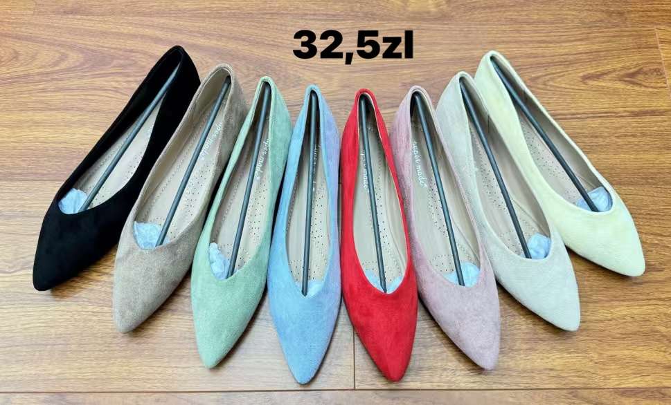 Baleriny Damskie (36-41, 12par)