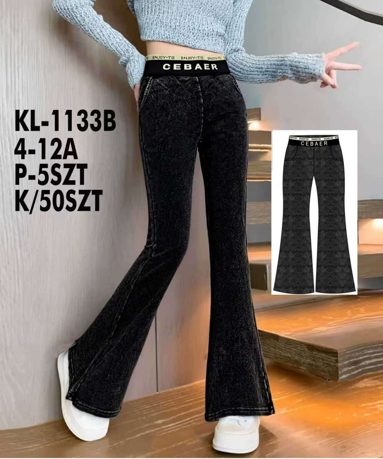 Spodnie JEANSY DZIECIĘCA size 4-12lat, paczka 5szt ,1kolor