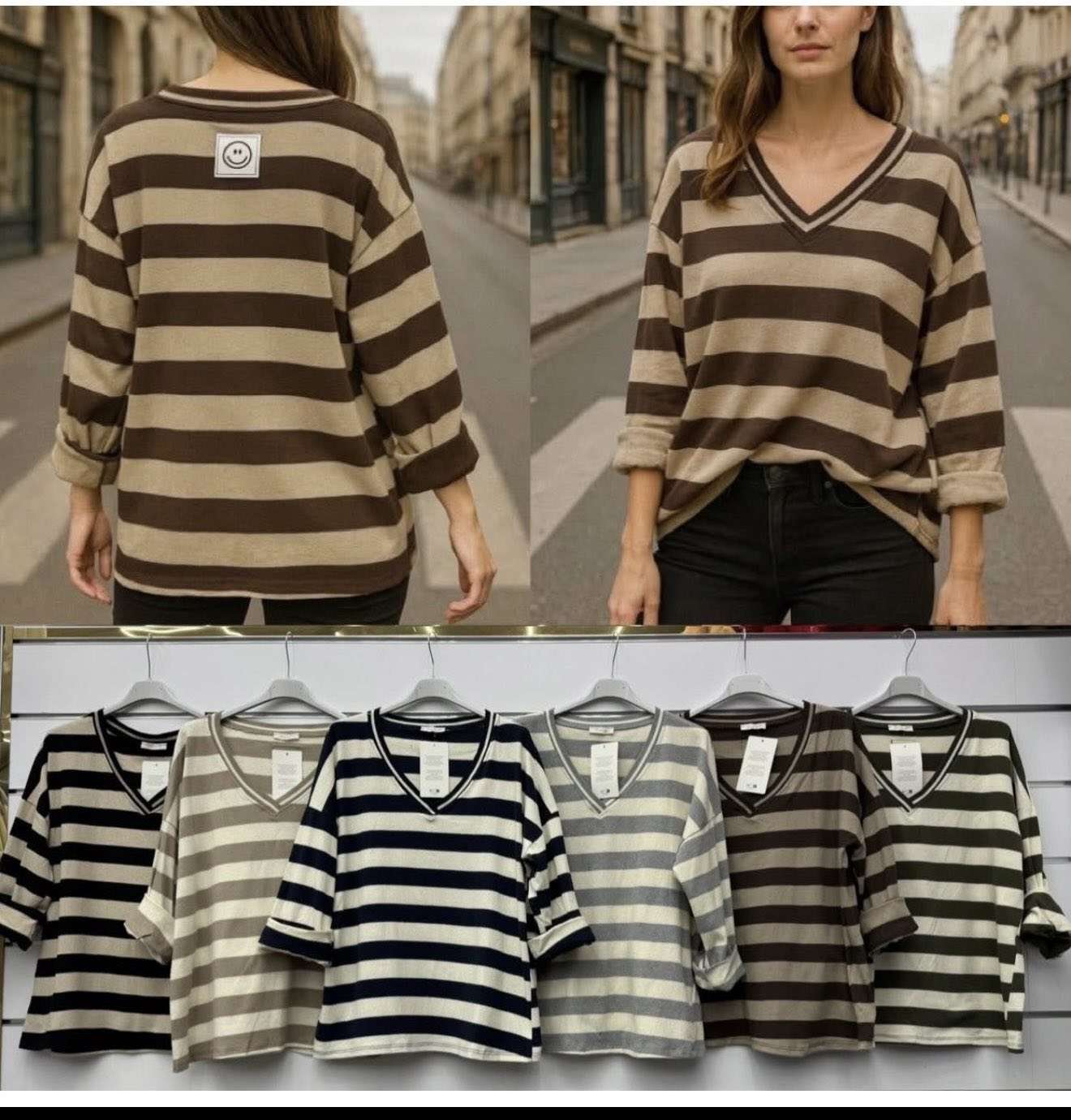 Swetry  Damskie wloska  , Size uni, paczka  6szt ,mix kolor