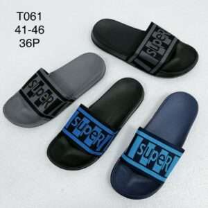 Klapki MĘSKIE (41-46, 36par) mix kolor