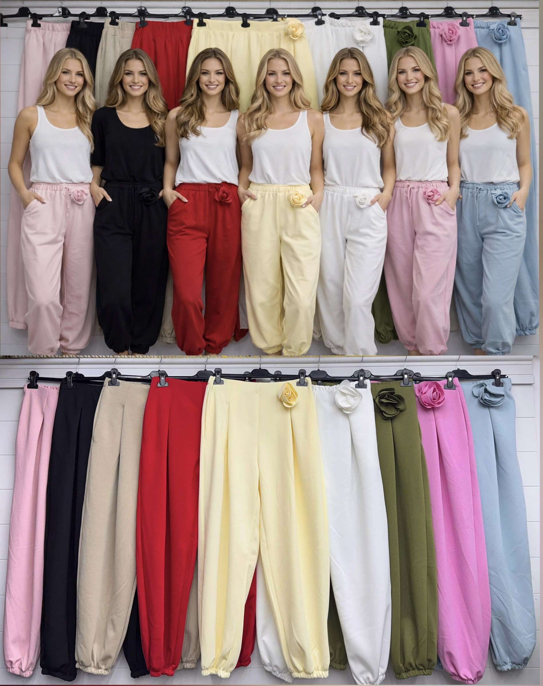 Spodnie  Damskie TURECKA , Size uni, paczka  6szt ,mix kolor