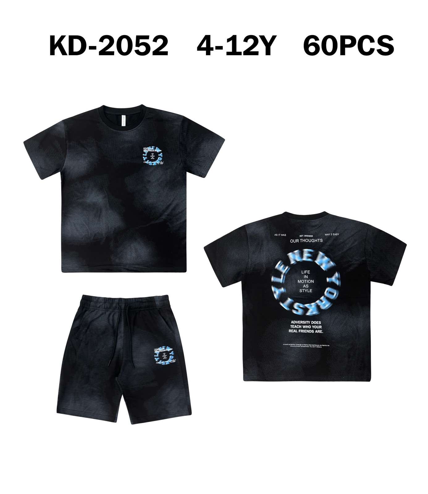 Komplety DZIECIĘCA , Size 4-12lat, paczka  5szt ,1kolor