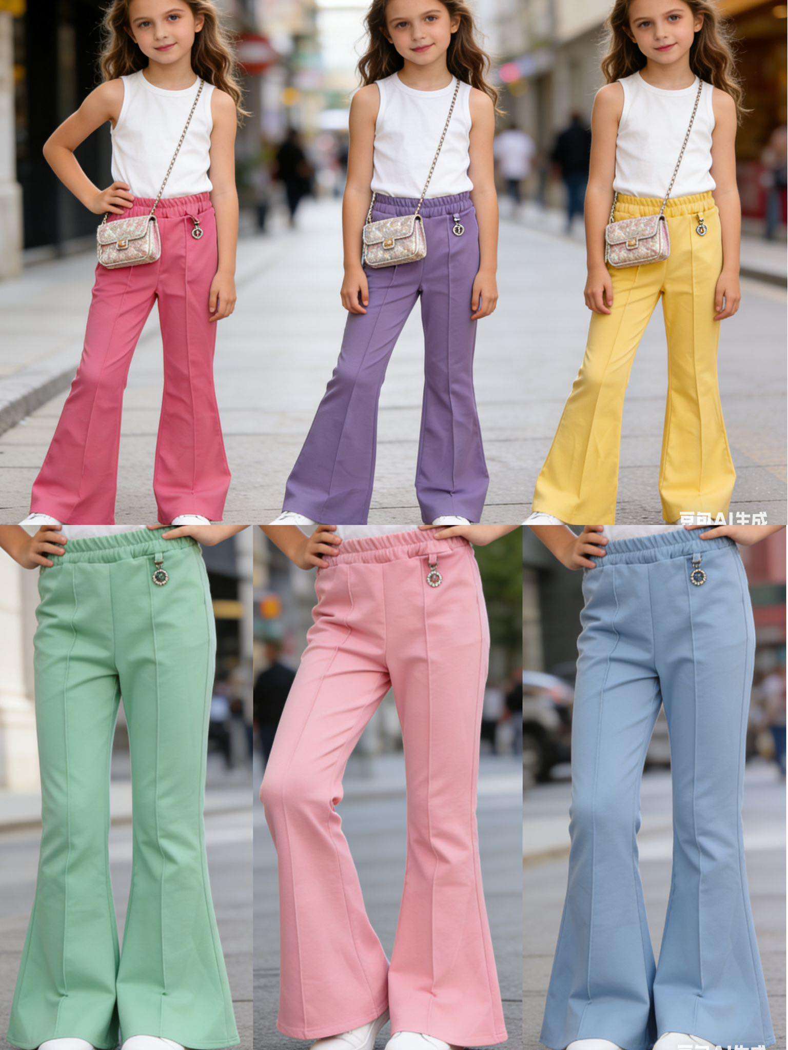 Spodnie DZIECIĘCA , Size 4-14lat, paczka 6szt ,1kolor