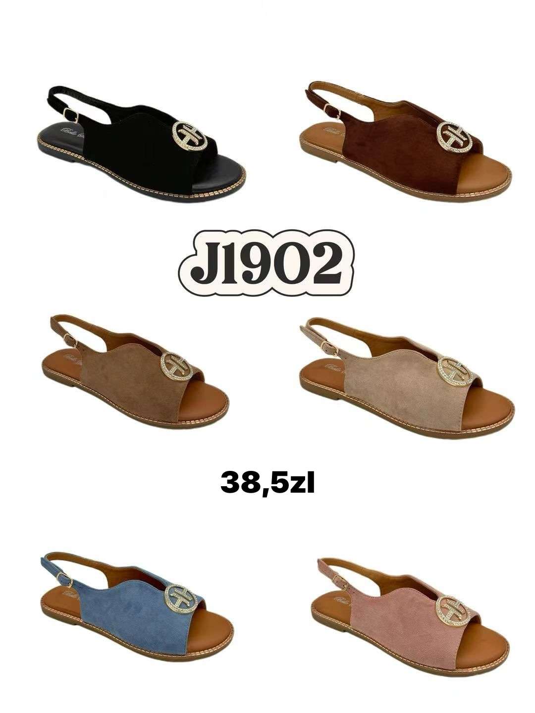 Sandały DAMSKIE (36-41, 12par)