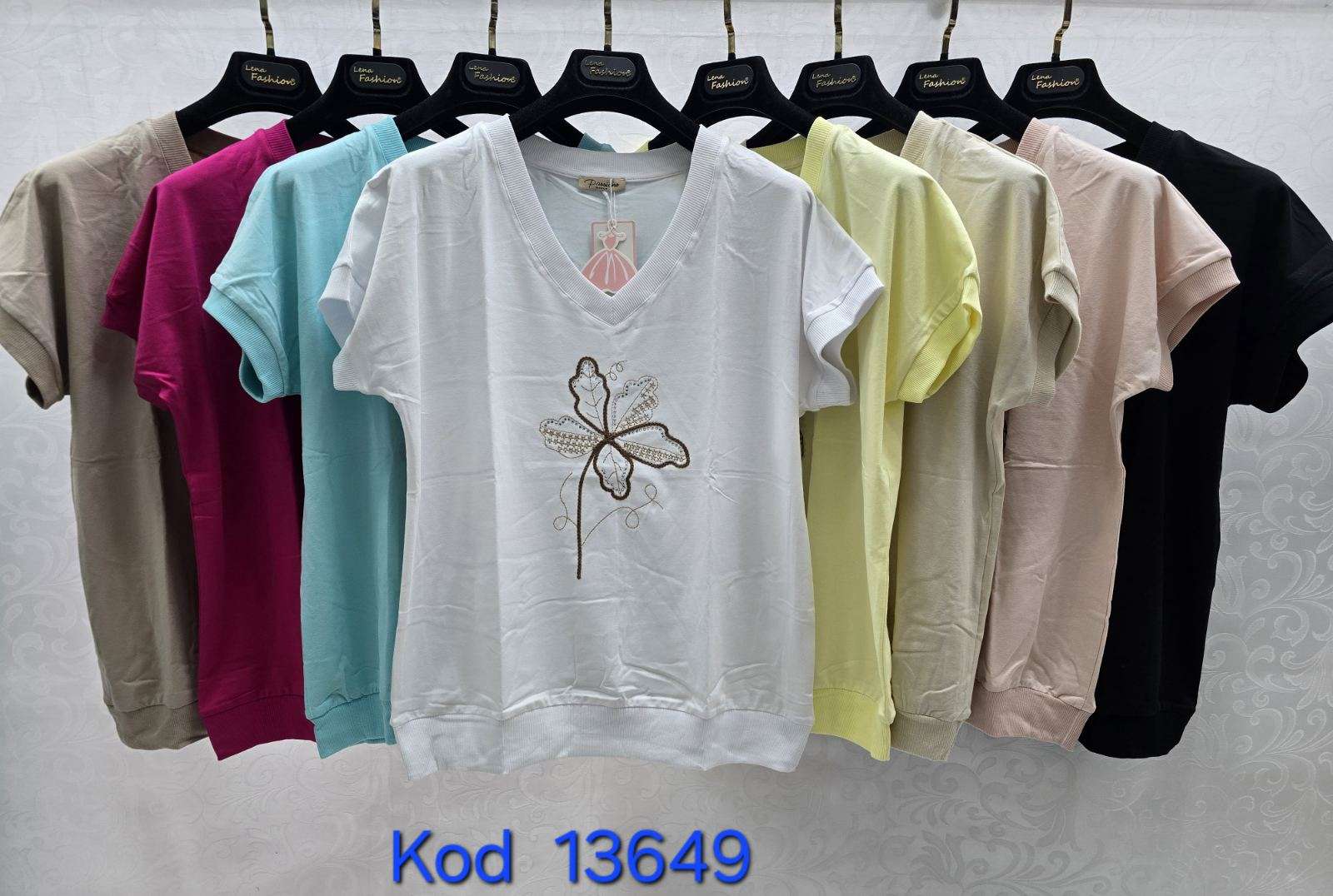 Bluzki  Damskie TURECKA , Size uni, paczka 12szt ,mix kolor