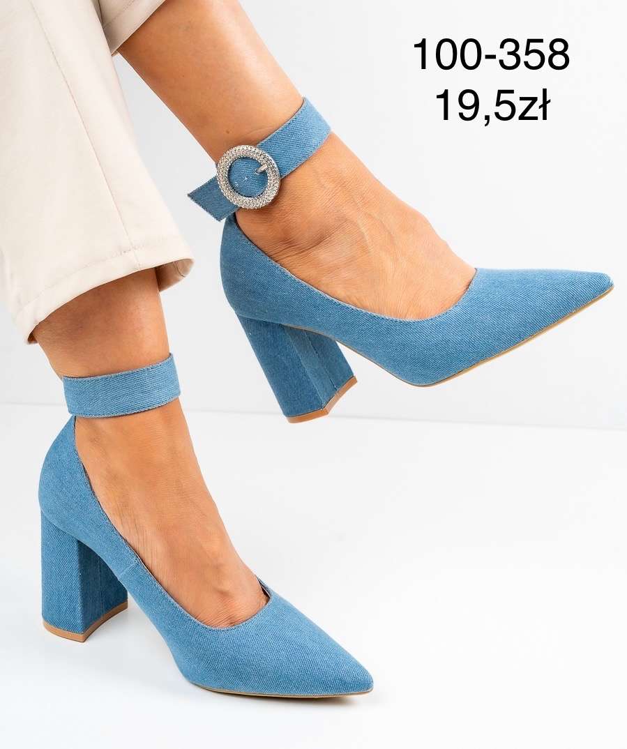 Sandały Na Słupku Damskie (36-41, 12par)