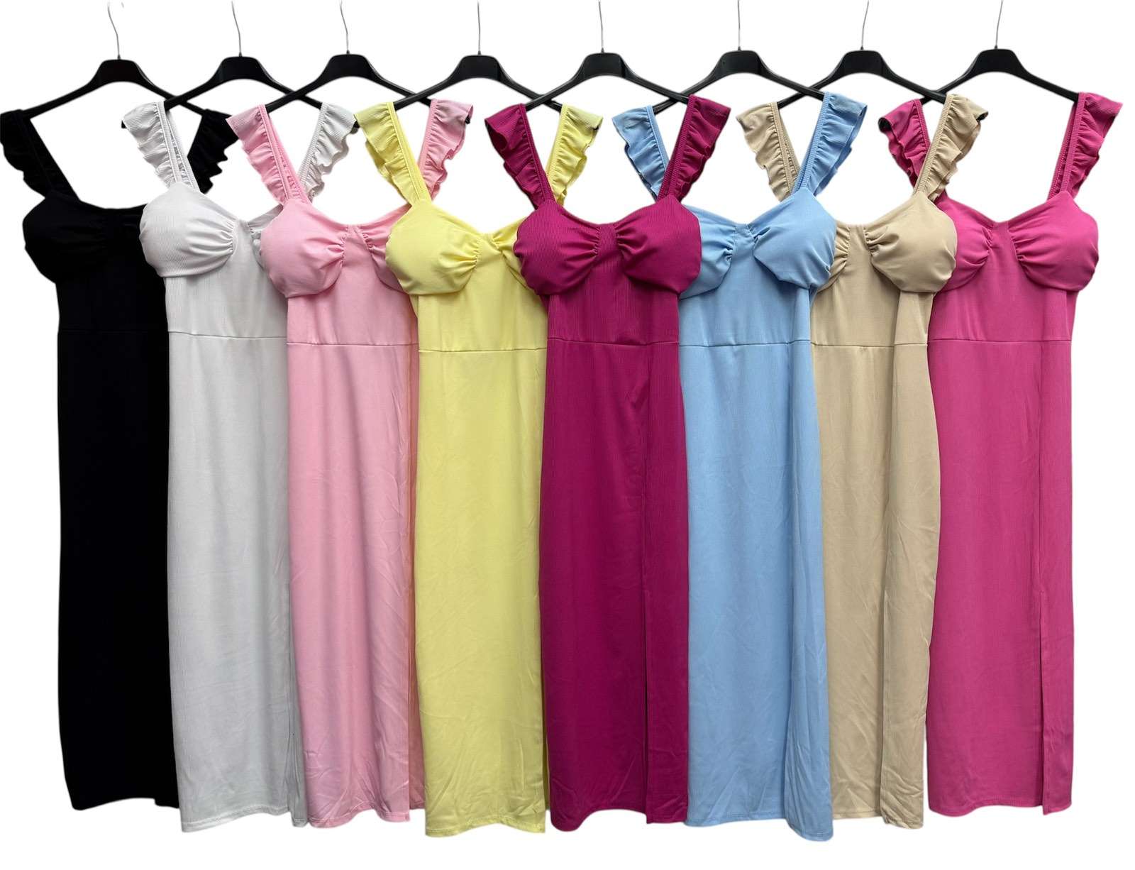 Sukienki  Damskie wloska  , Size uni, paczka  6szt ,mix kolor