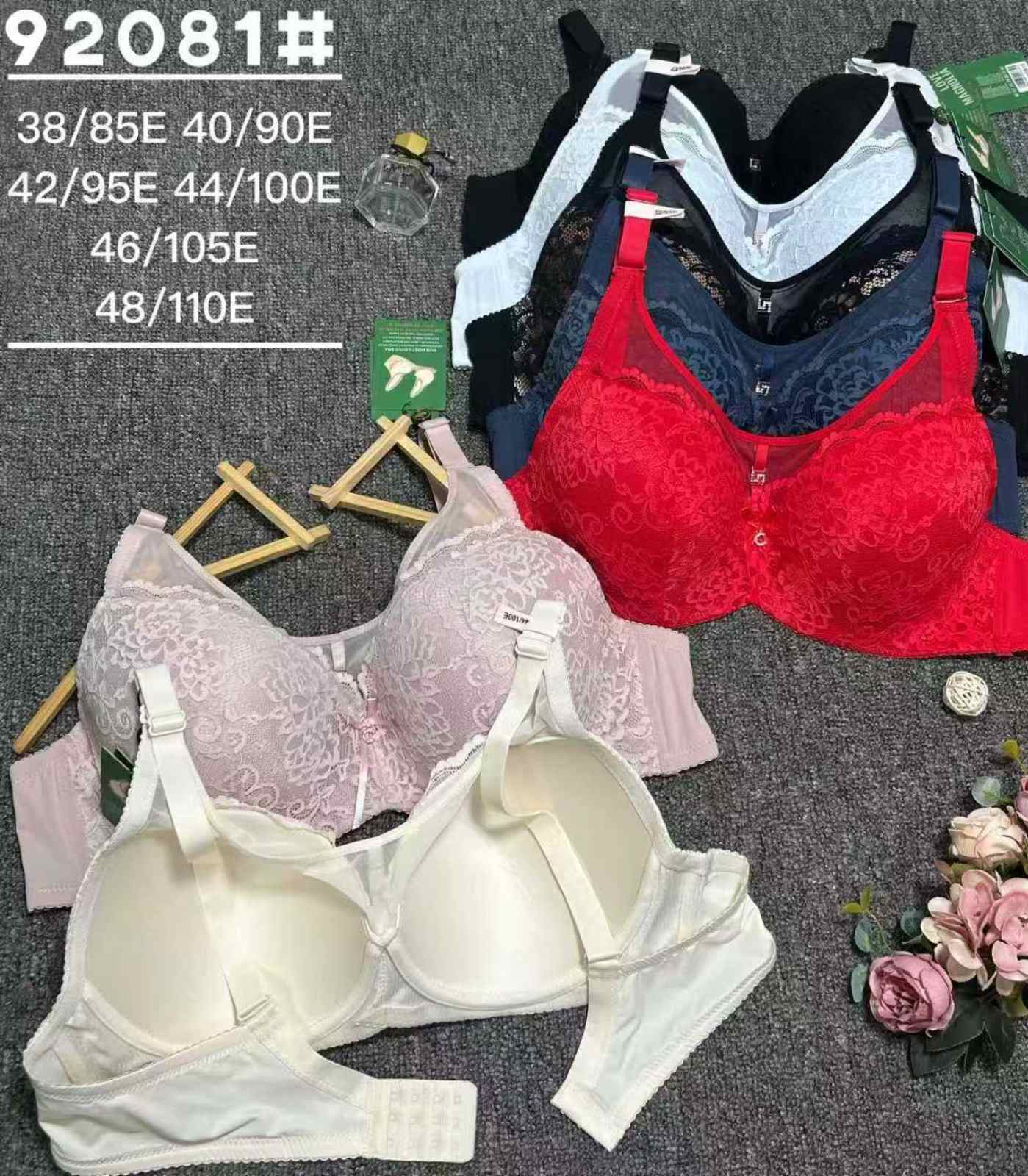 Biustonosz damskie, Miska E 38-48, paczka 12szt ,1kolor