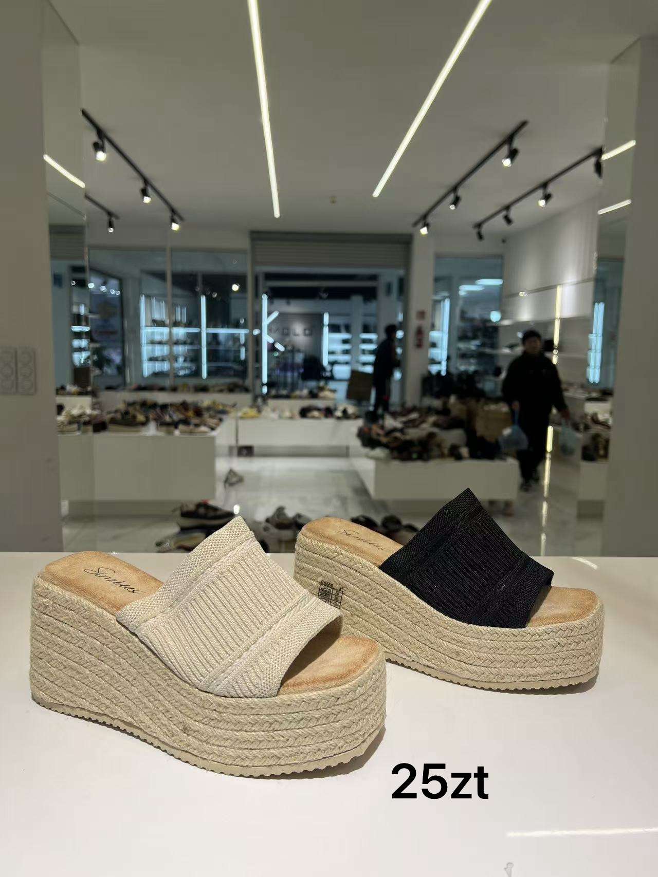 Klapki na Koturnie DAMSKIE (36-41, 12par)