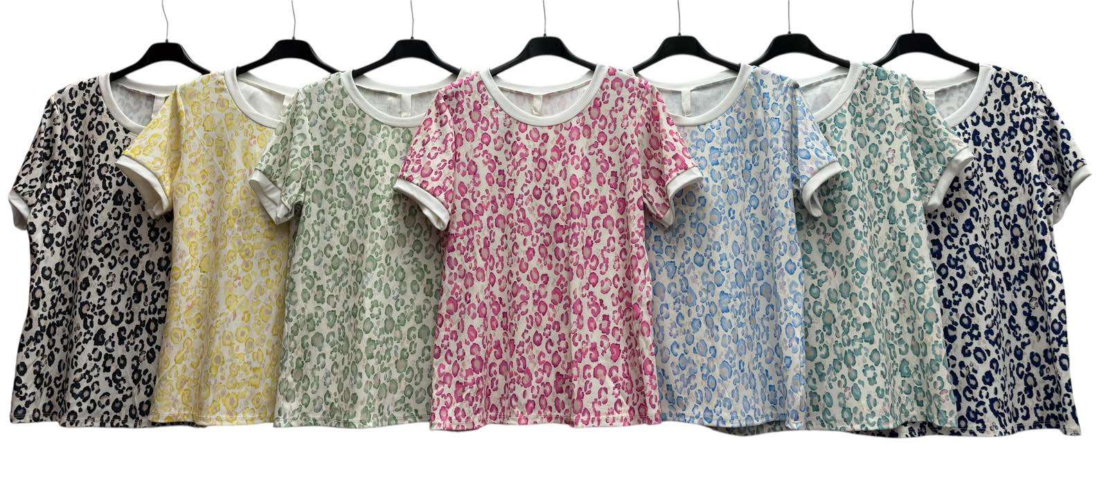 Bluzki Damskie  WŁOSKA  , Size uni, paczka  6szt ,mix kolor