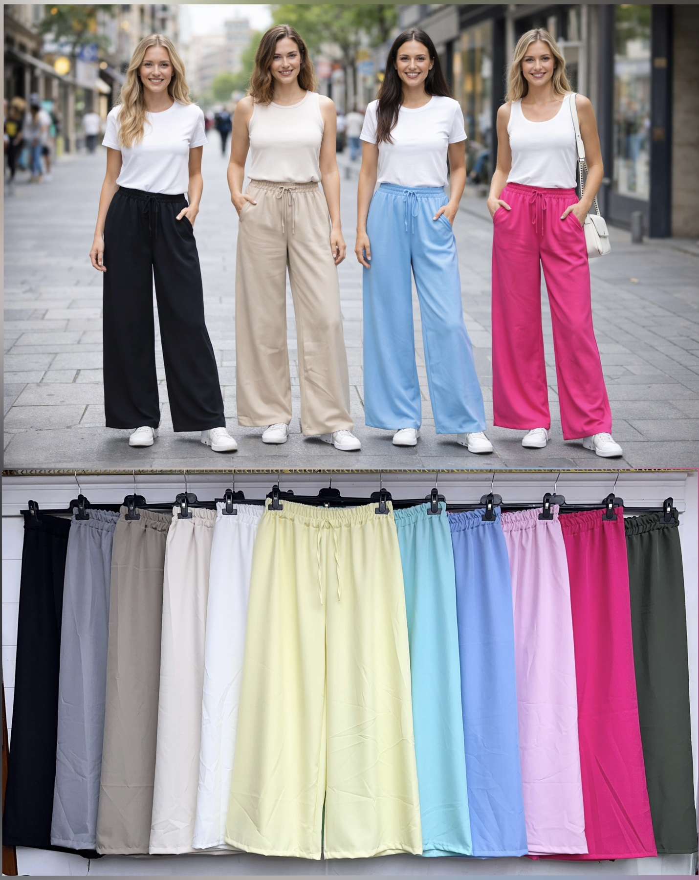 Spodnie  Damskie TURECKA , Size uni, paczka  6szt ,mix kolor