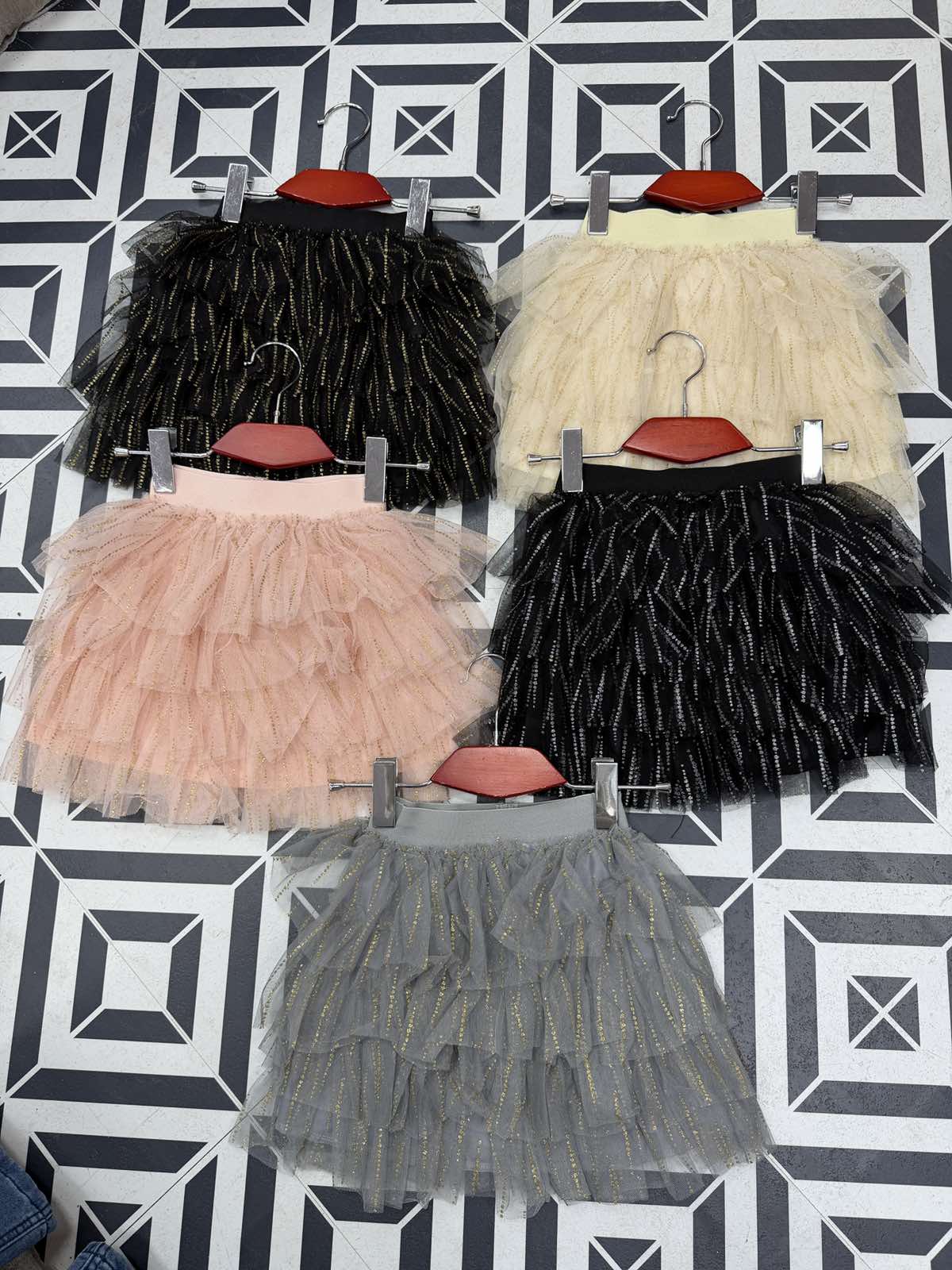 Spódnica DZIECIĘCA, Size 4-14lat,paczka 6szt ,1kolor