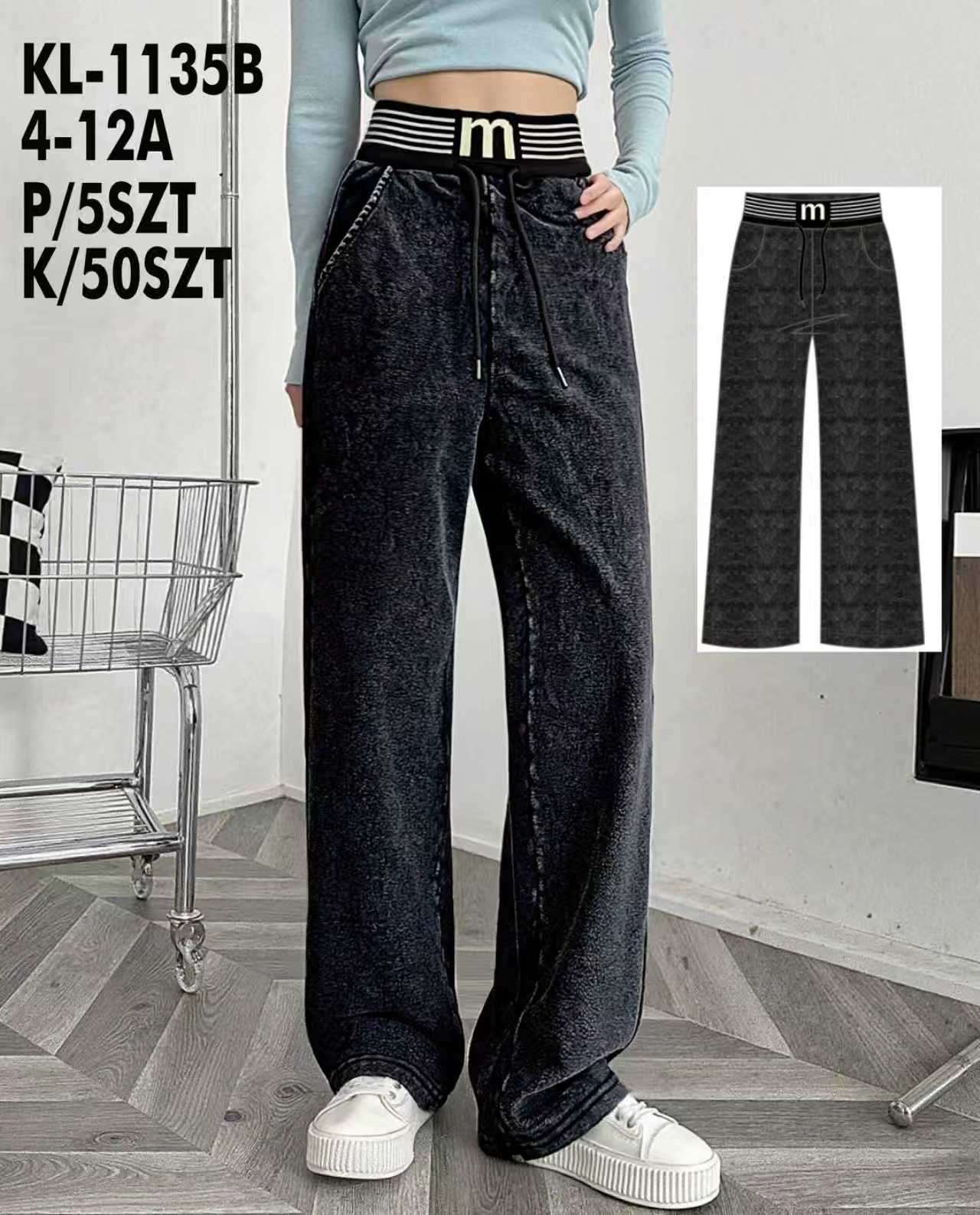 Spodnie JEANSY DZIECIĘCA size 4-12lat, paczka 5szt ,1kolor