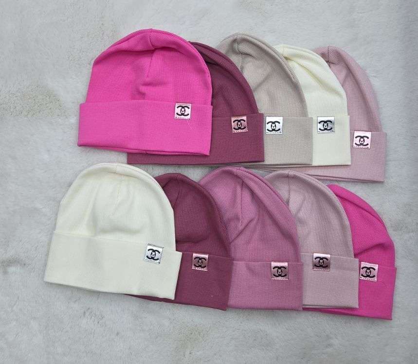 Czapki DZIECIĘCE, size 50-54,paczka 10szt, mix kolor