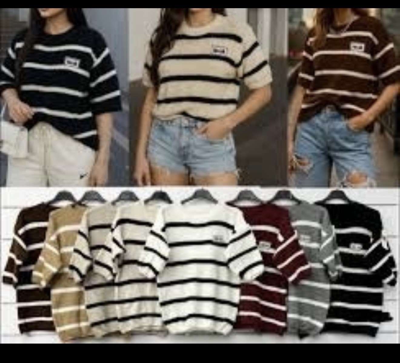 Swetry  Damskie wloska  , Size uni, paczka  6szt ,mix kolor