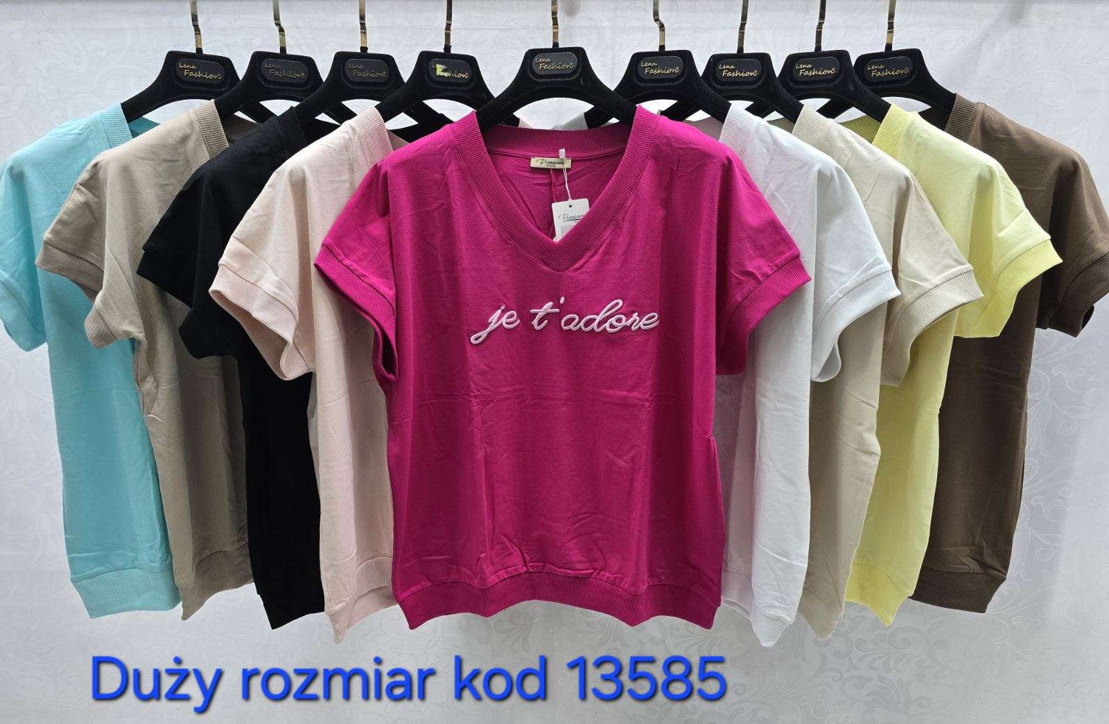 Bluzki  Damskie TURECKA , Size uni, paczka 12szt ,mix kolor