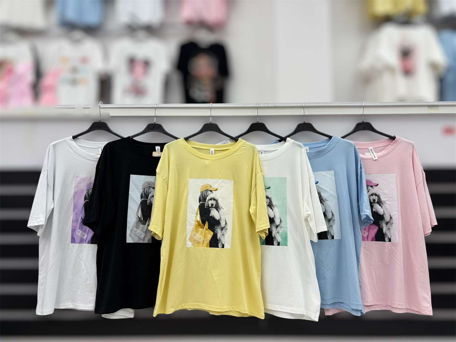 Bluzki  Damskie TURECKA , Size uni, paczka  6szt ,mix kolor