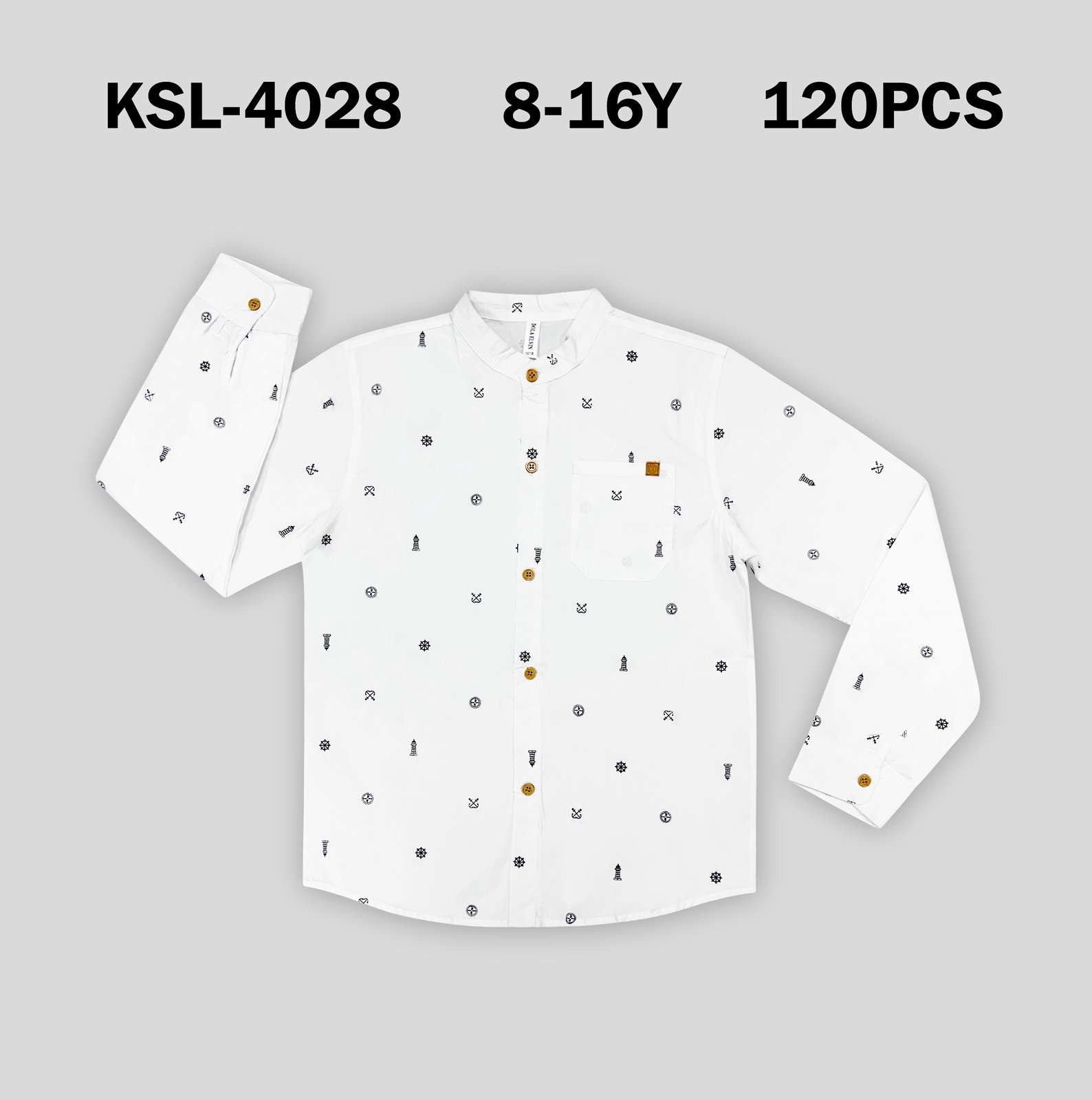 Koszule DZIECIĘCA , Size 8-16lat, paczka  5szt ,1kolor