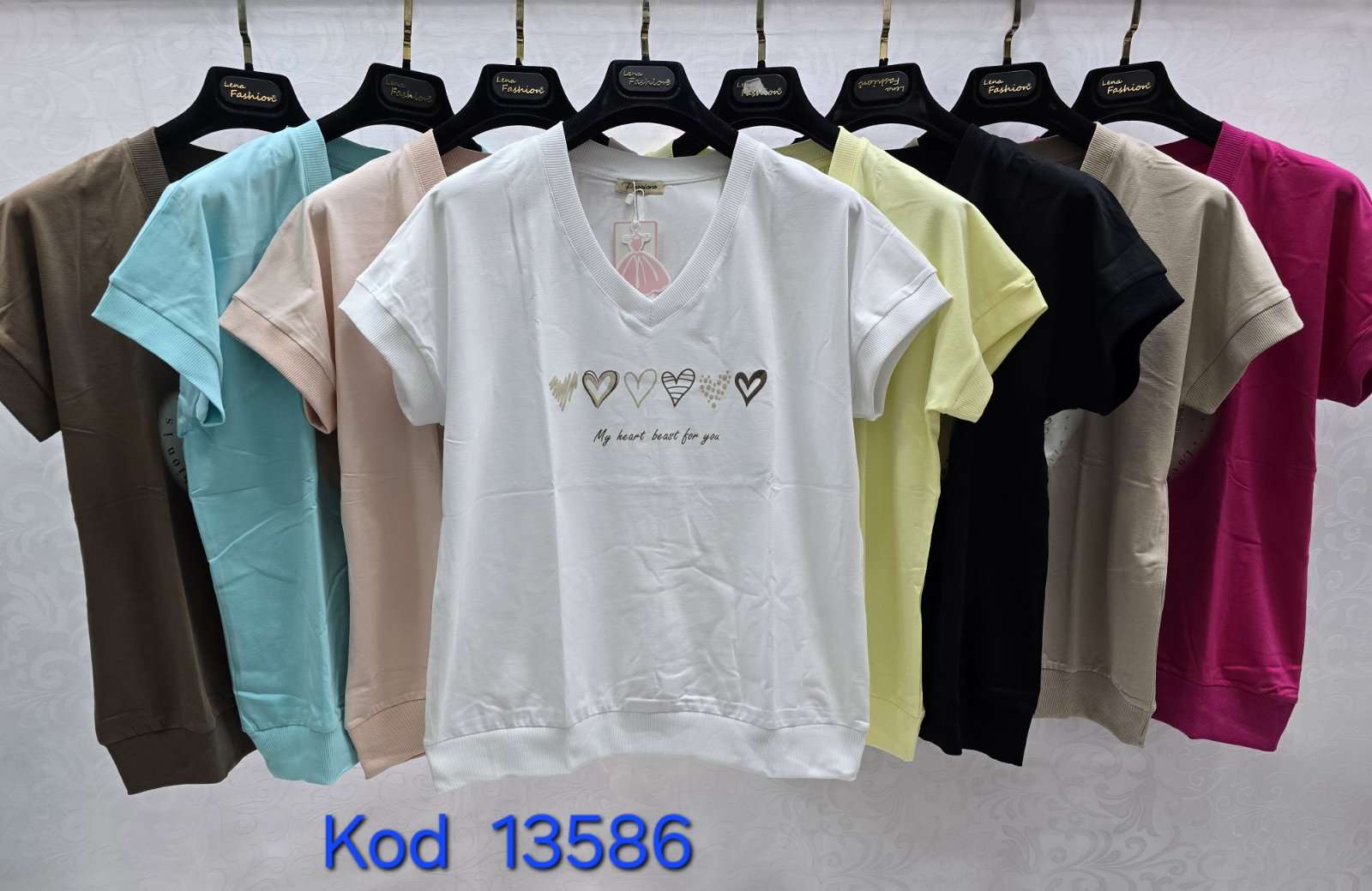 Bluzki  Damskie TURECKA , Size uni, paczka 12szt ,mix kolor