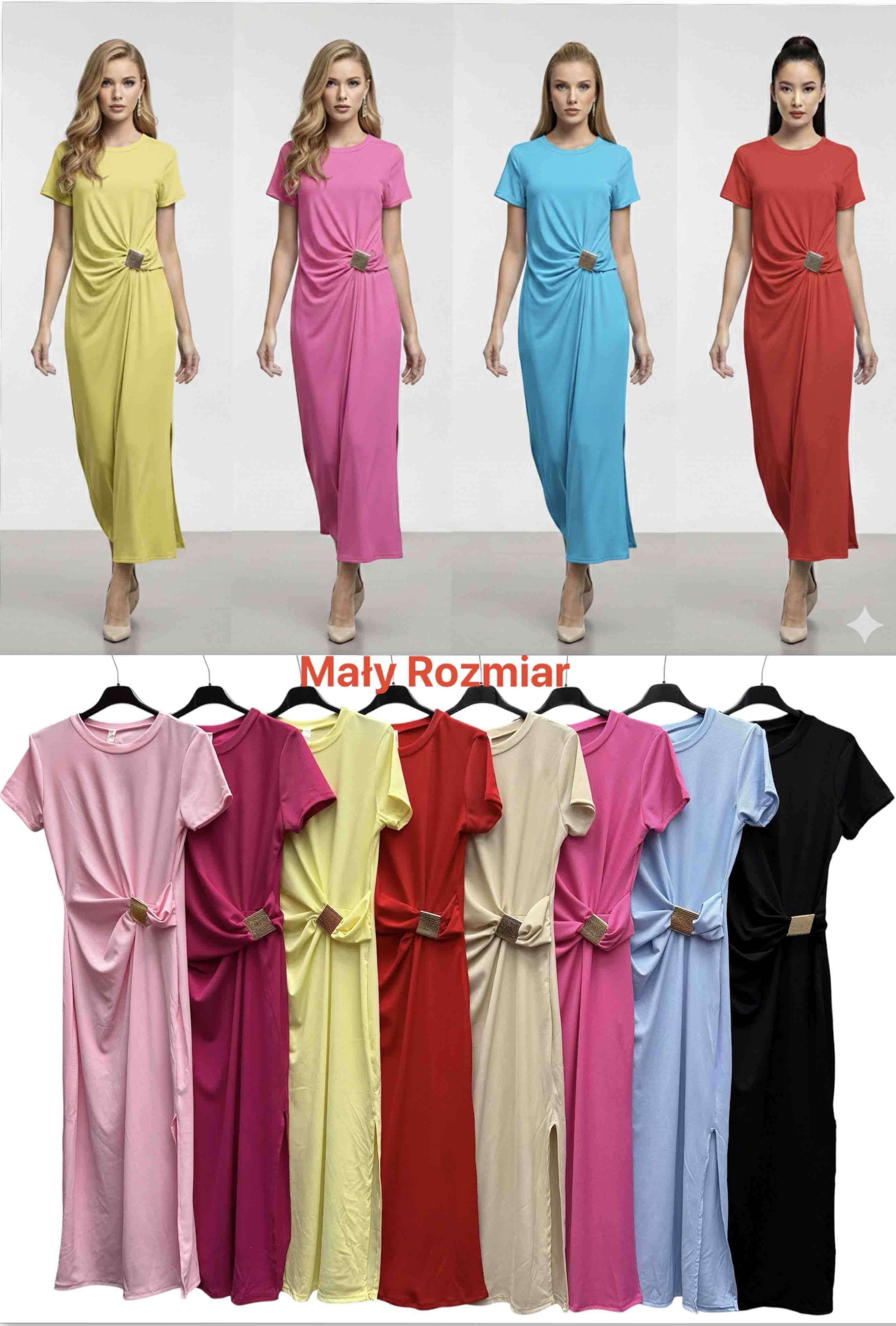 Sukienki  Damskie wloska  , Size uni, paczka  6szt ,mix kolor