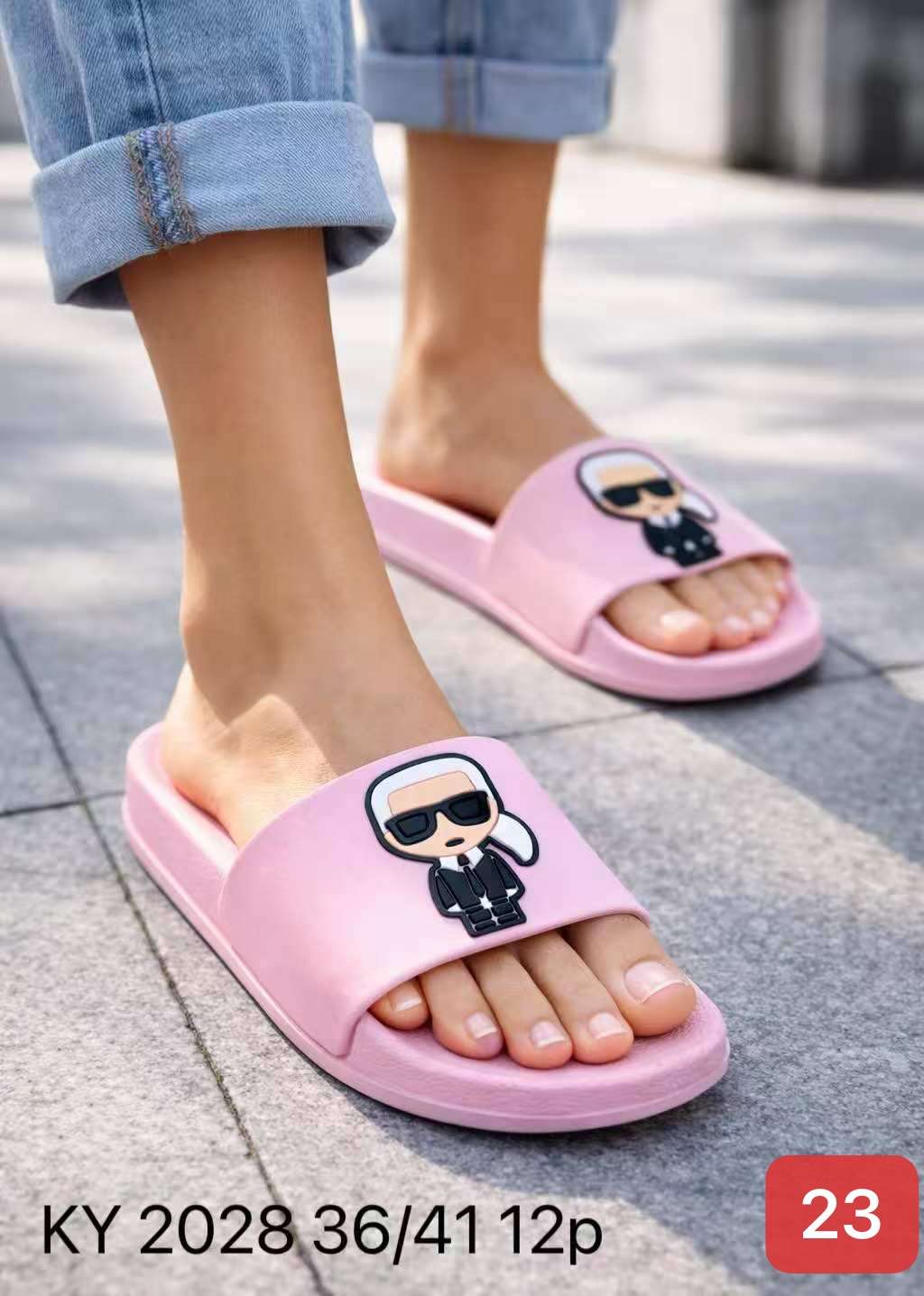 Klapki DAMSKIE (36-41, 12par)