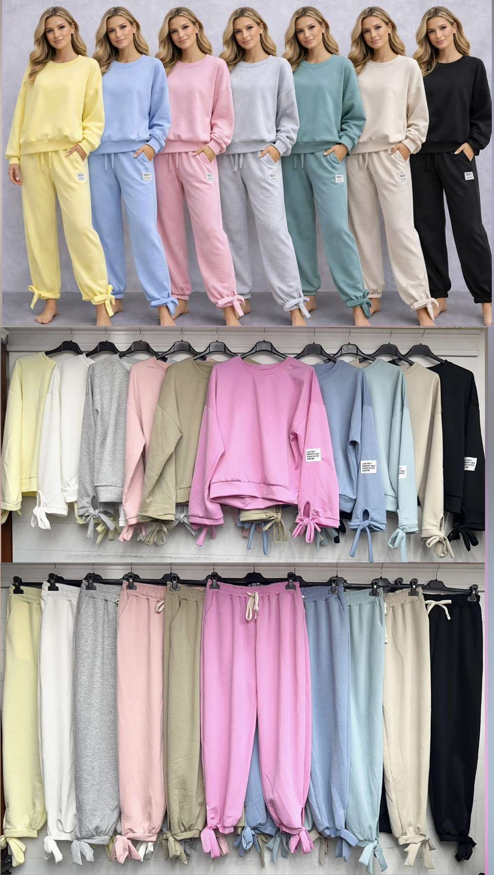 Komplety  Damskie TURECKA , Size uni, paczka  6szt ,mix kolor