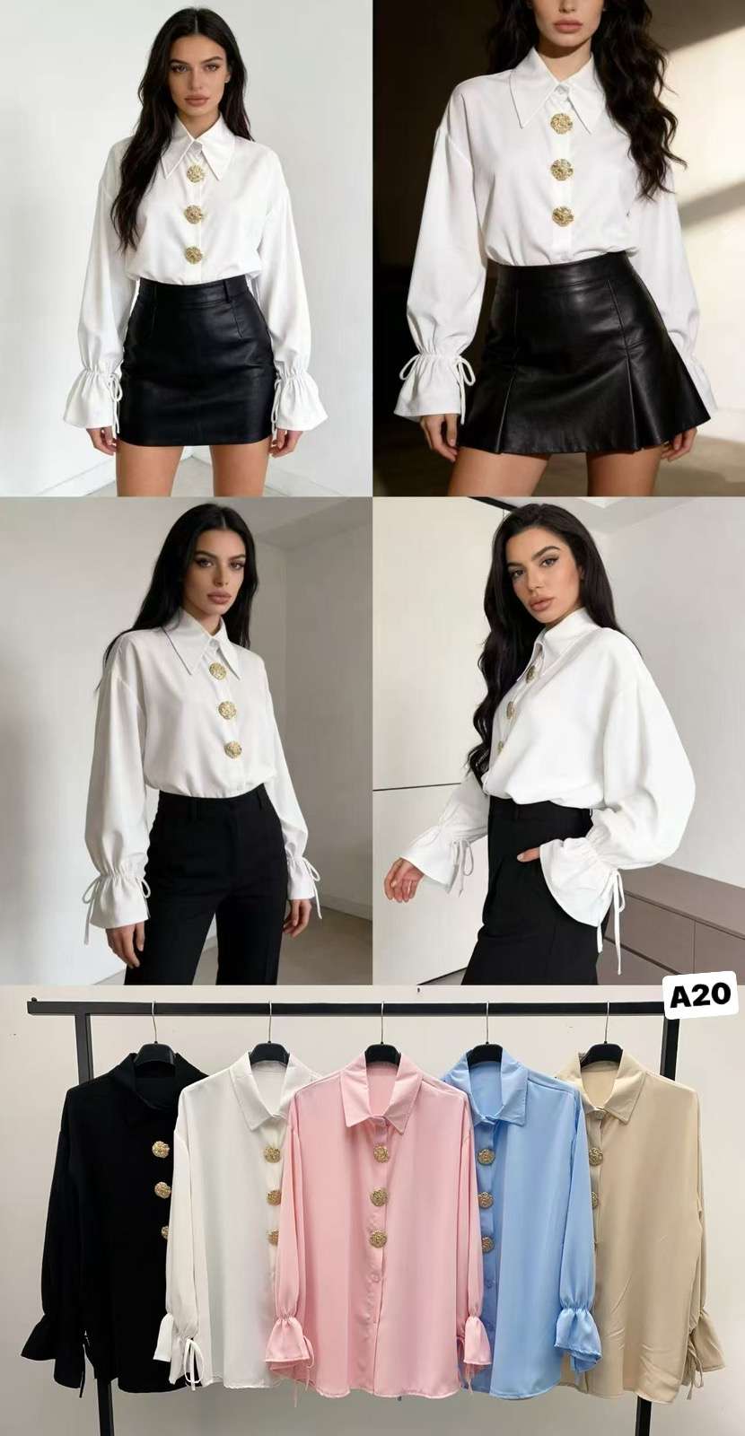 Bluzki Damskie  , Size uni, paczka  6szt ,mix kolor