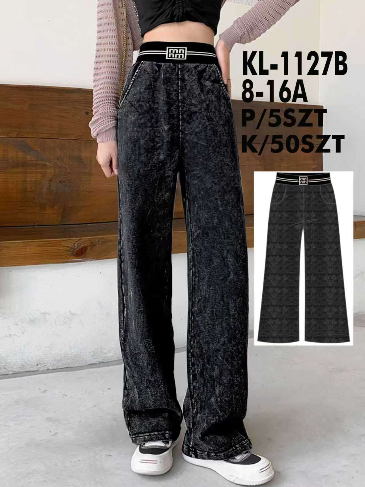 Spodnie JEANSY DZIECIĘCA size 8-16lat, paczka 5szt ,1kolor