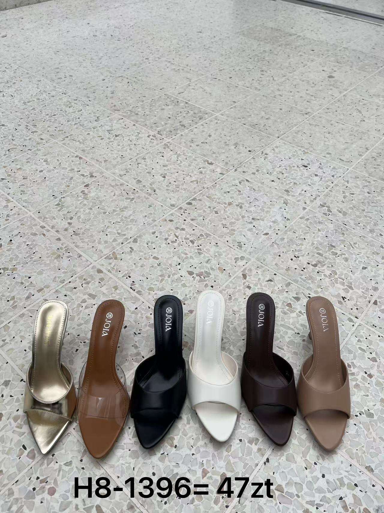 Klapki na Obcasie Damskie (36-41, 12par)