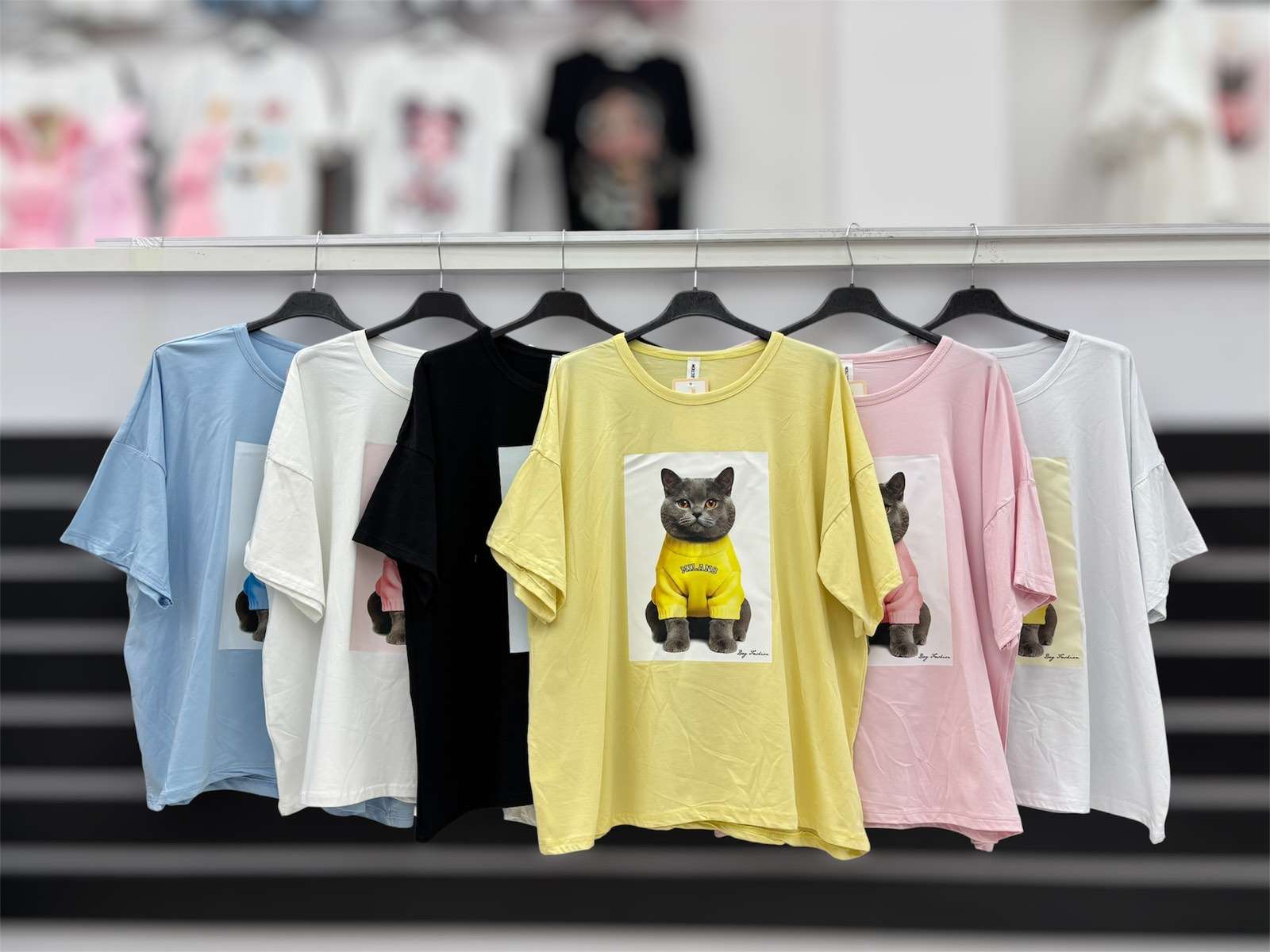 Bluzki  Damskie TURECKA , Size uni, paczka  6szt ,mix kolor