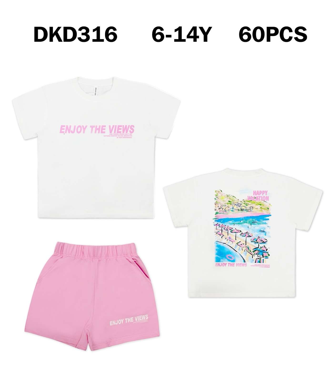 Komplety DZIECIĘCA , Size 8-16lat, paczka  5szt ,1kolor