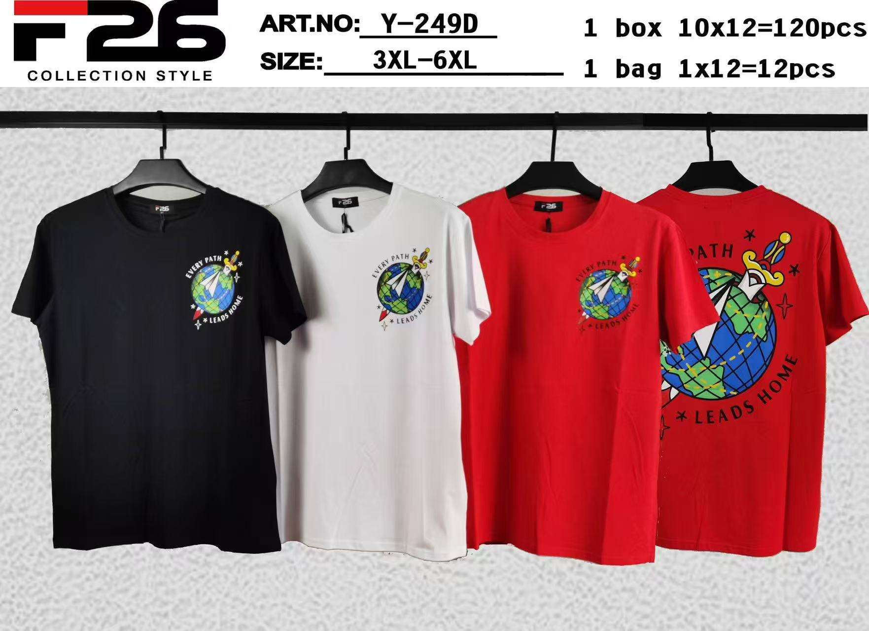 Bluzki MĘSKA , Size 3-6xl, paczka  12szt ,mix kolor