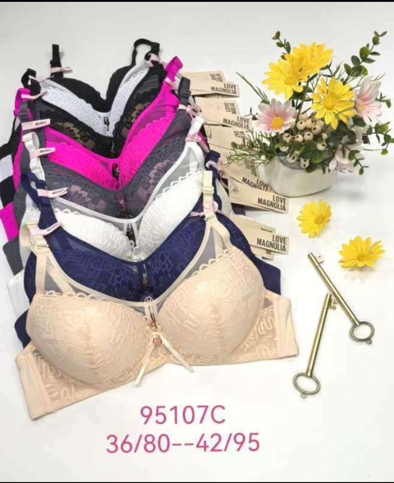 Biustonosz damskie, Miska C 36-42, paczka 12szt ,1kolor