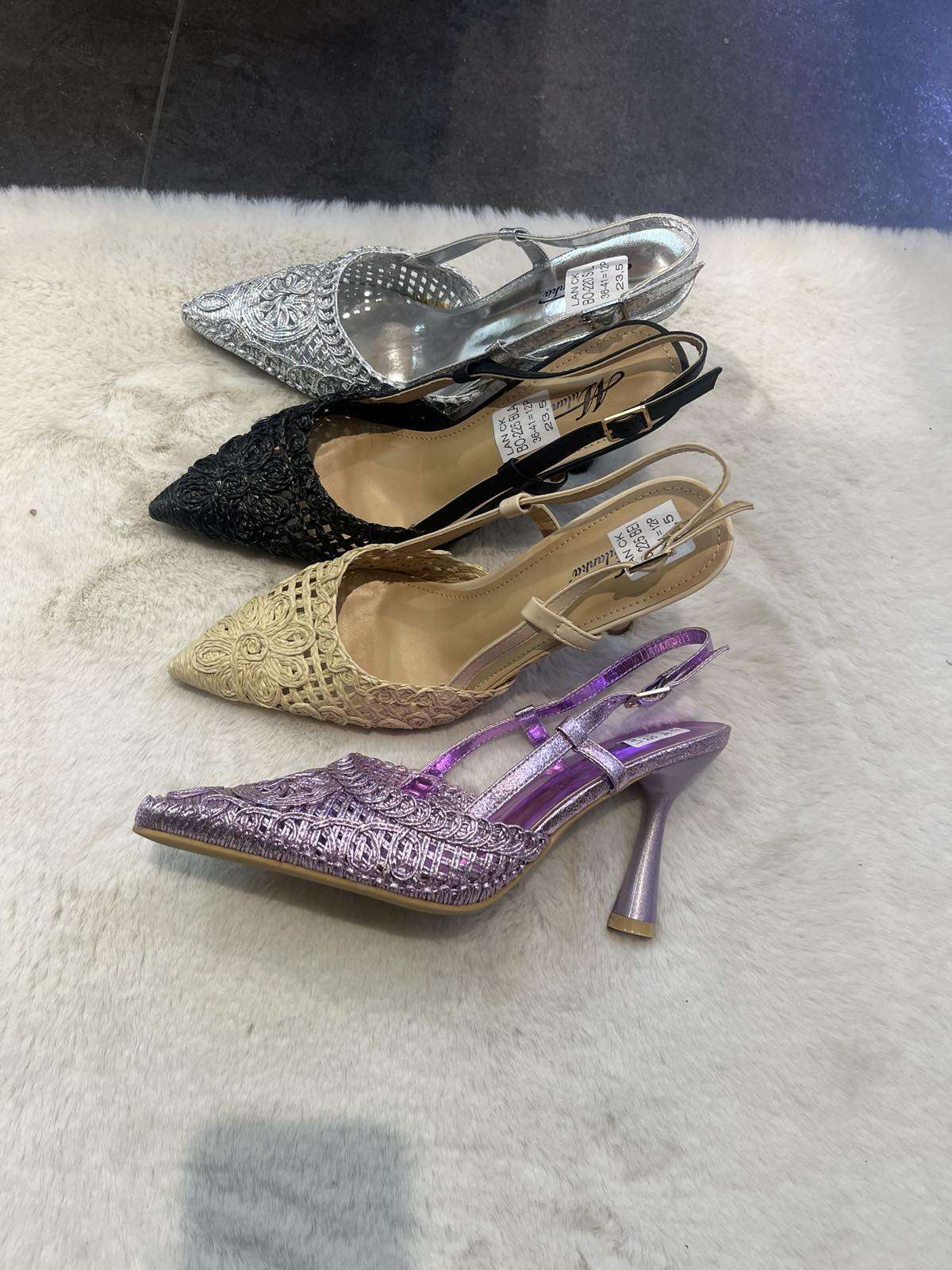 Sandały na Obcasie DAMSKIE (36-41, 12par)