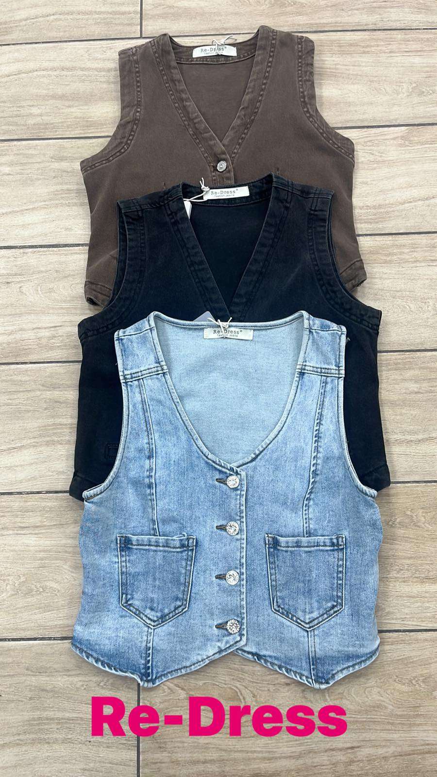 Kamizelki damskie, Size xs-xl, paczka  10szt ,1kolor