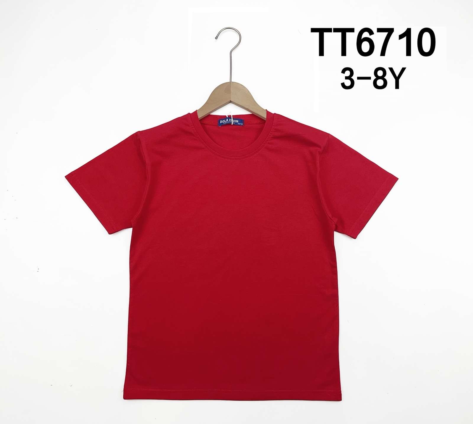 Bluzki DZIECIĘCA , Size 3-8 lat, paczka  5szt ,1kolor