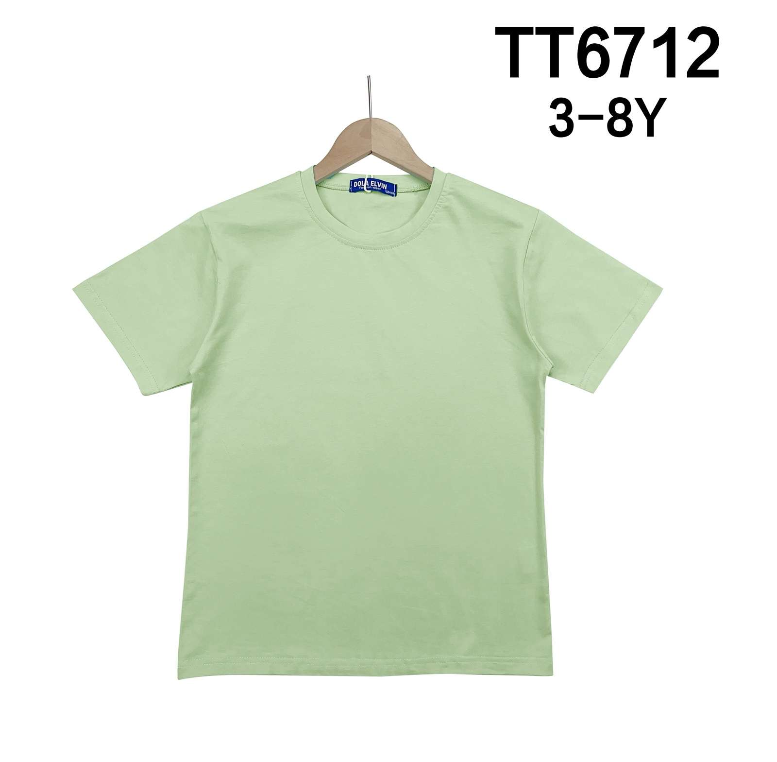 Bluzki DZIECIĘCA , Size 3-8 lat, paczka  5szt ,1kolor