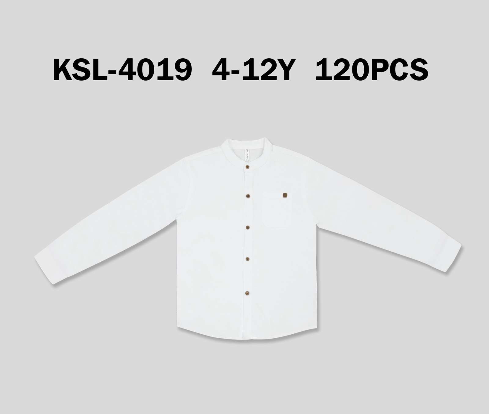 Koszule DZIECIĘCA , Size 4-12lat, paczka  5szt ,1kolor