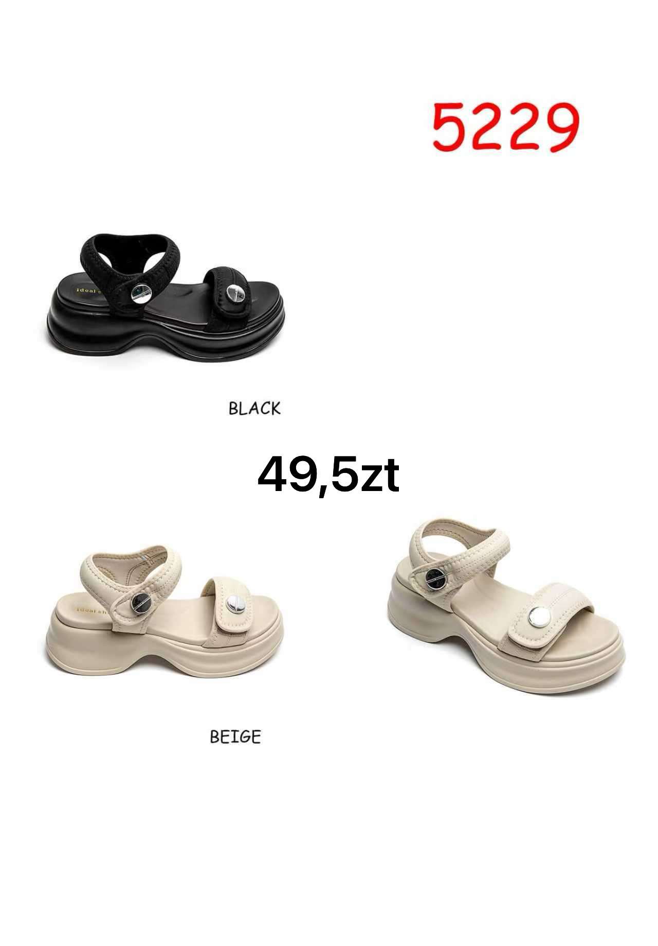 Sandały  Damskie (36-41, 12par)