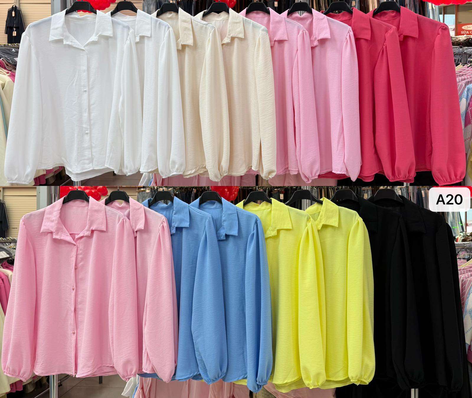 Bluzki Damskie  , Size uni, paczka  6szt ,mix kolor