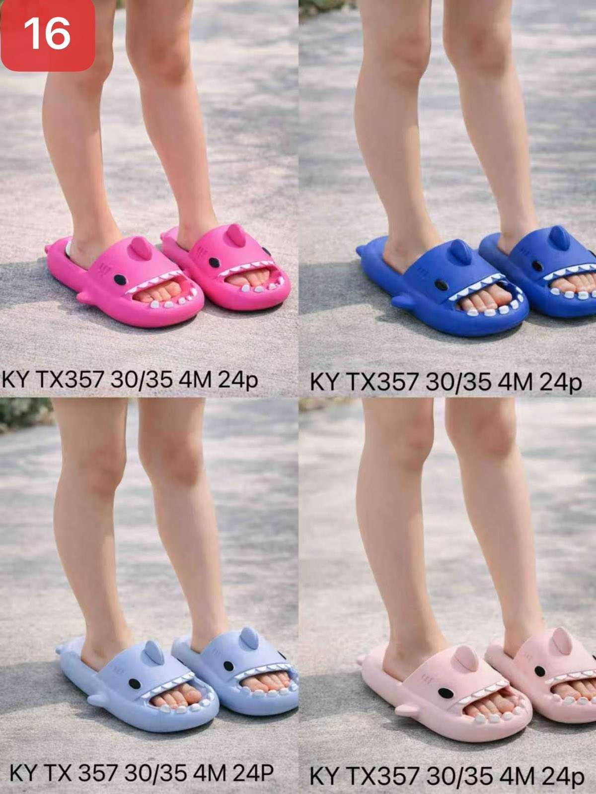 Klapki DZIECIĘCE (30-35, 24par)