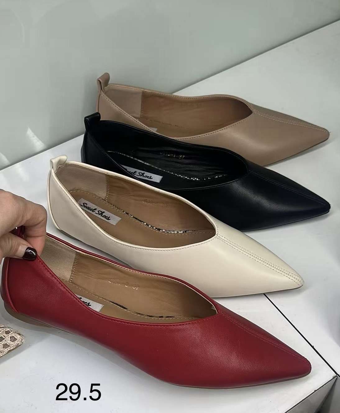 Buty  Baleriny Damskie (36-41, 12par)