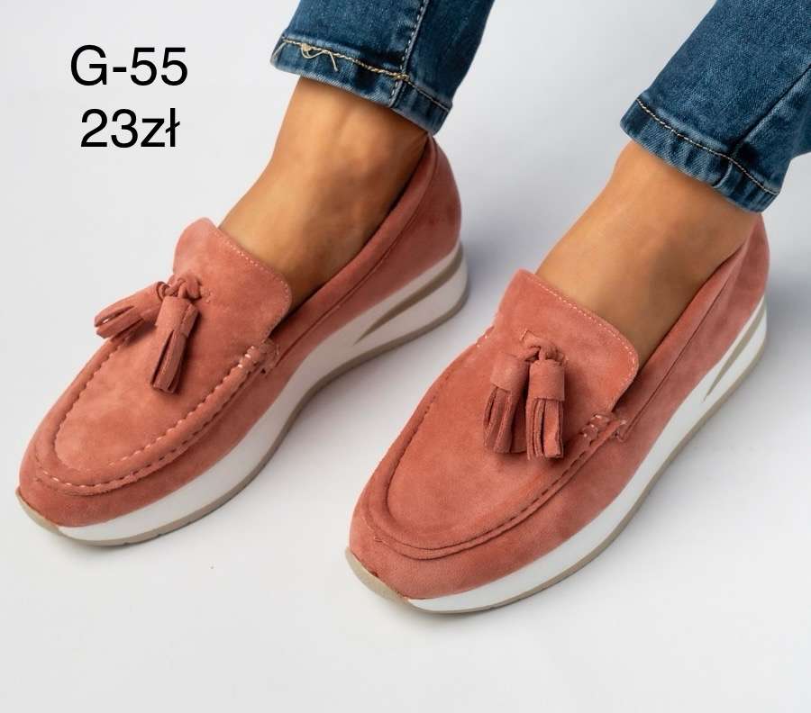 Buty  Mokasyny DAMSKIE (36-41, 12par)