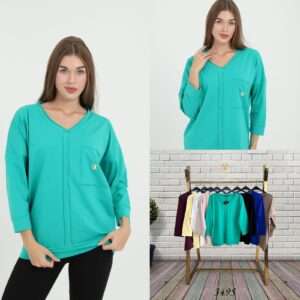 Bluzki damskie, Size s/m-l/xl, paczka  10szt ,mix kolor