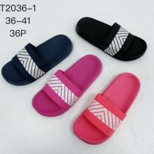 Klapki DAMSKIE (36-41, 36par) mix kolor