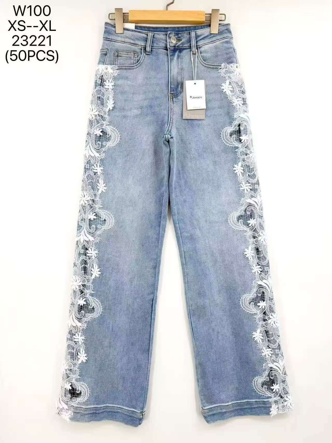 Jeansy damskie, Size xs-xl, paczka  10szt ,1kolor