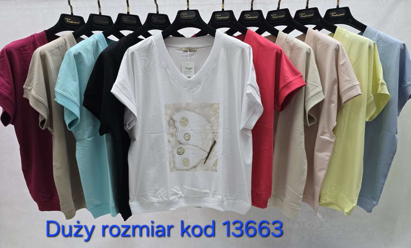 Bluzki  Damskie TURECKA , Size uni, paczka 12szt ,mix kolor