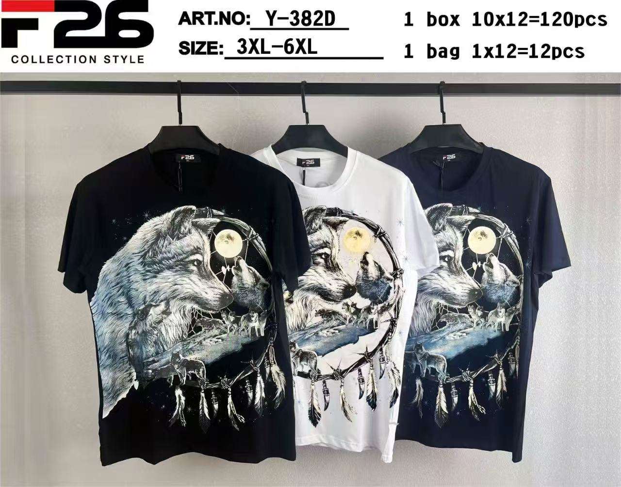 Bluzki MĘSKA , Size 3-6xl, paczka  12szt ,mix kolor