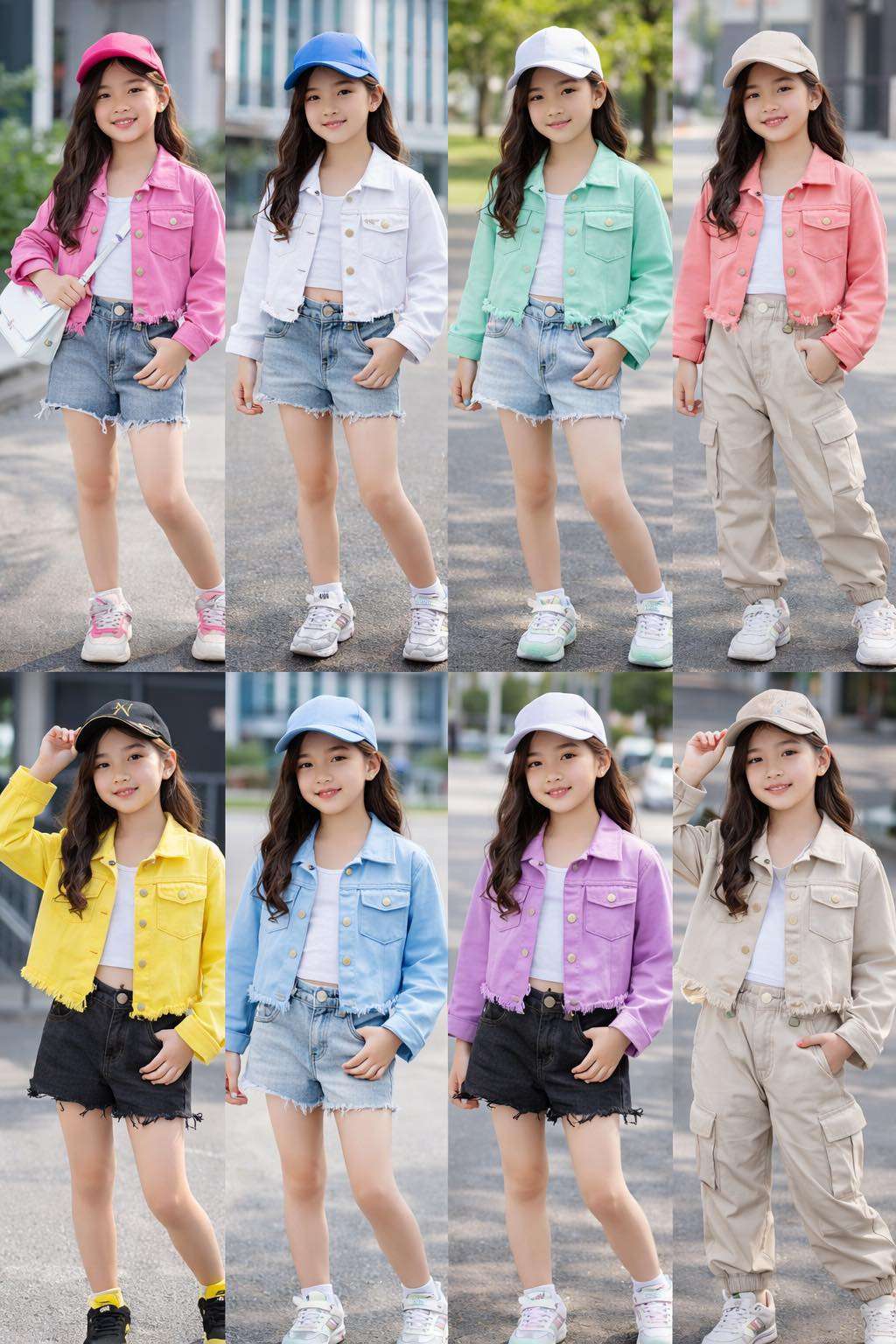 Kurtka jeansy  DZIECIĘCA size 4-14lat, paczka 6szt ,1kolor