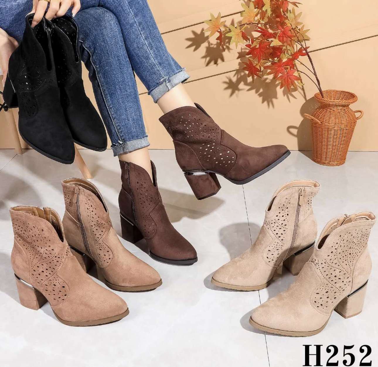 Buty Botki Damskie (36-41, 12par)